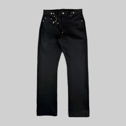 Black black cobra selvedge denim COMMUNS 15oz