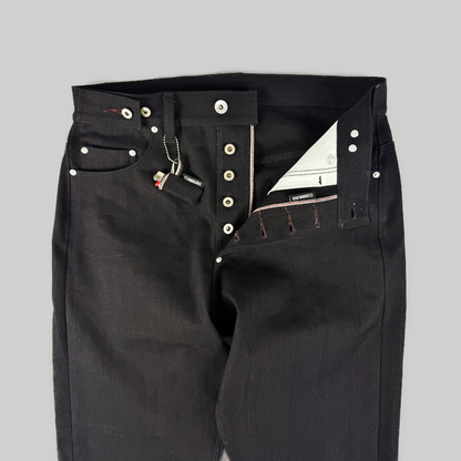 Black black cobra selvedge denim COMMUNS 15oz