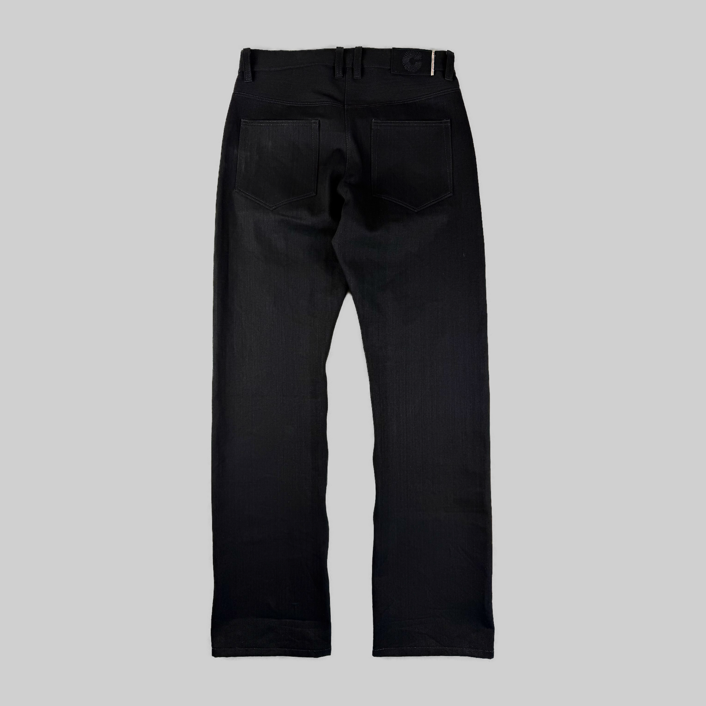 Black black cobra selvedge denim COMMUNS 15oz